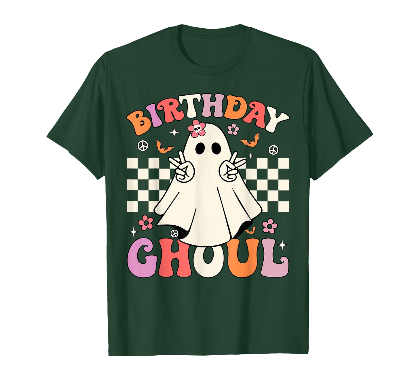 Halloween Birthday Ghoul Party Anniversary Booday Women Girl T-Shirt