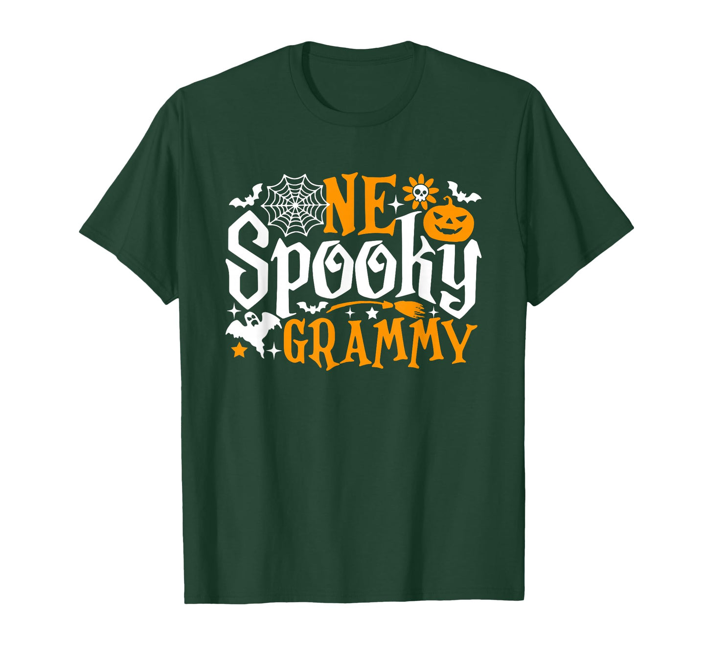 One Spooky Grammy Funny Halloween Family Matching T-Shirt