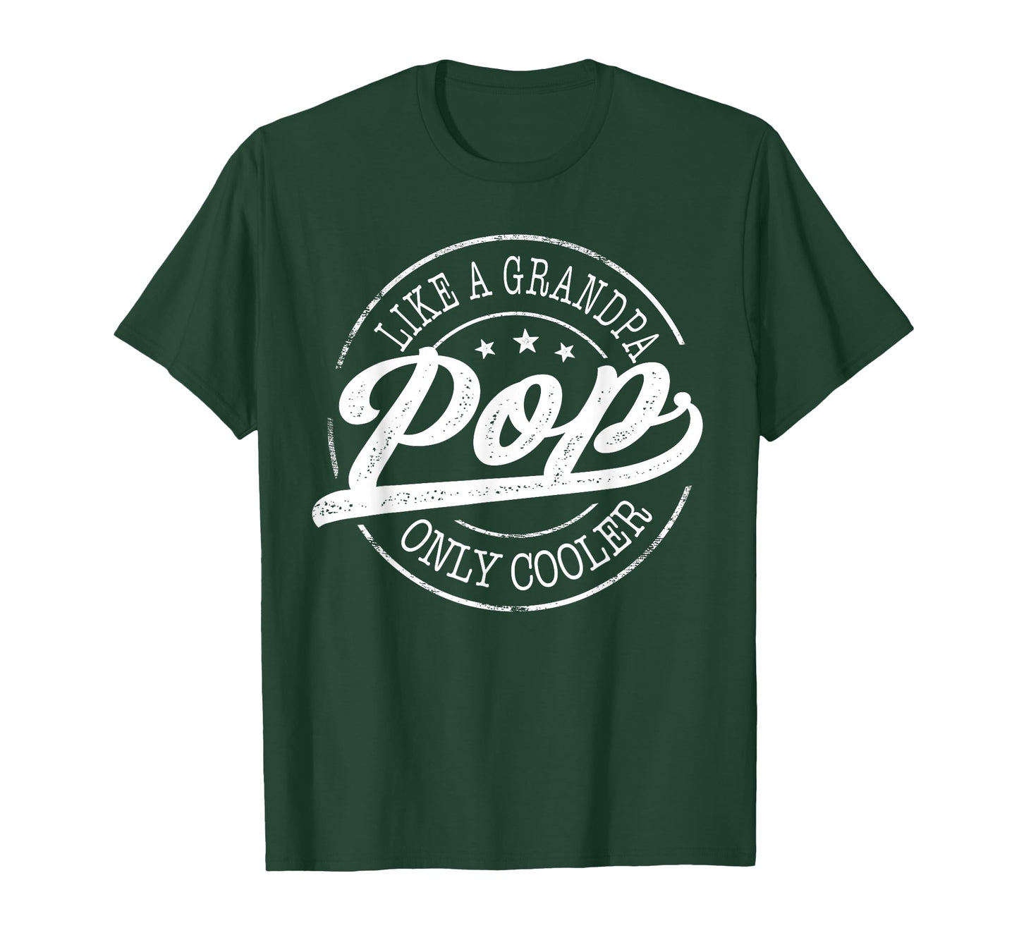 Pop Like a Grandpa Only Cooler Funny Pop Father's Day T-Shirt