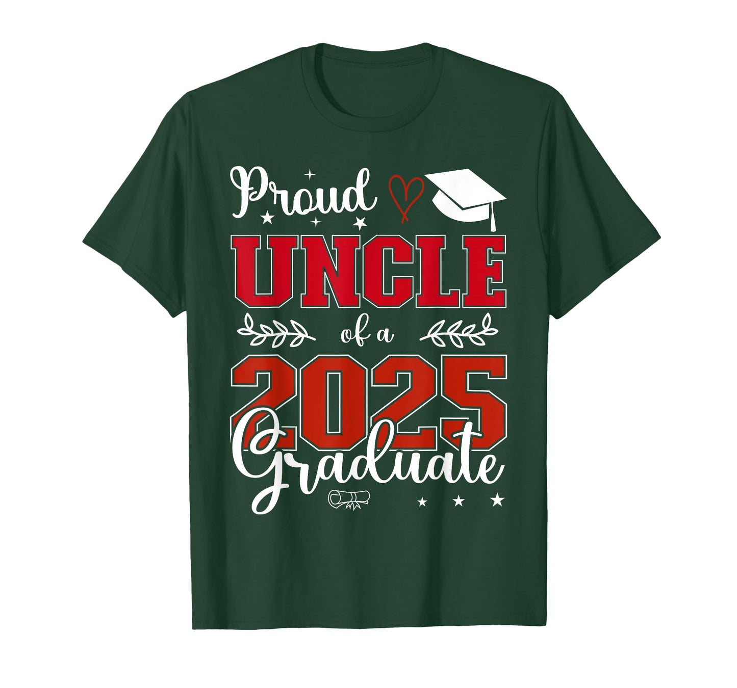 Proud Uncle of a class of 2025 graduate for graduation T-Shirt