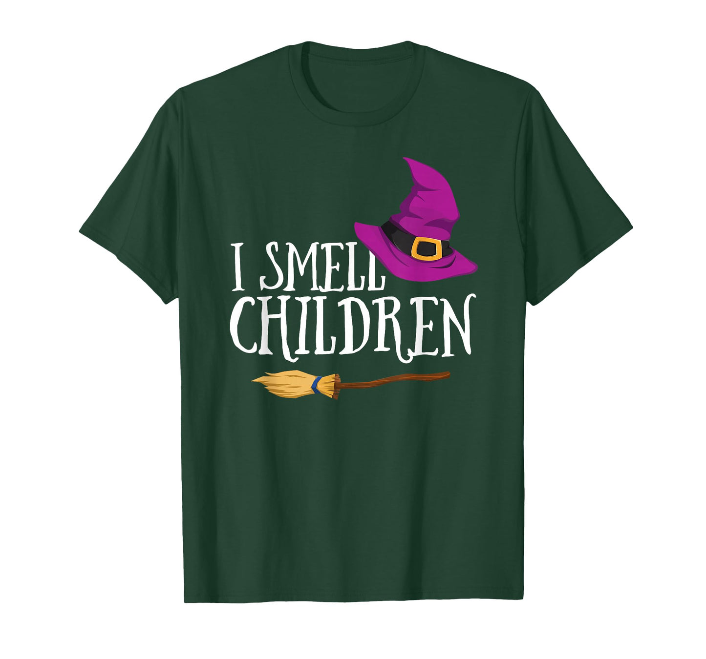 I Smell Children Teacher Halloween Witch Fall Easy Costume T-Shirt
