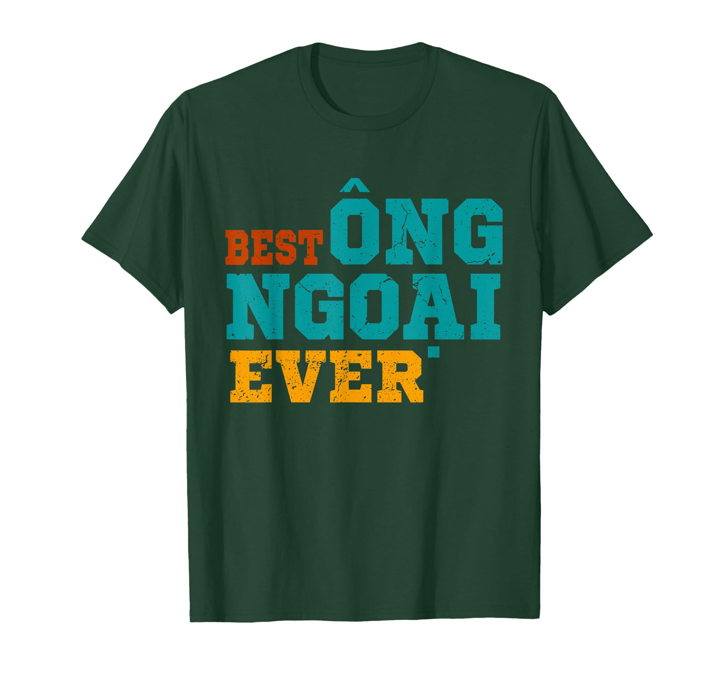 Happy Father's Day Best Grandpa Ong Ngoai Ever Vietnamese T-Shirt
