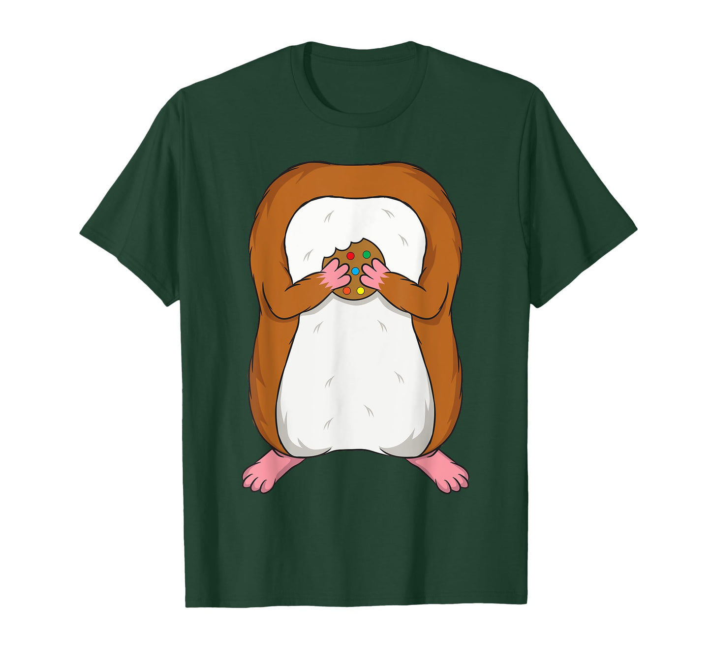 Funny Hamster Body Headless Halloween Easy Costume Outfit T-Shirt