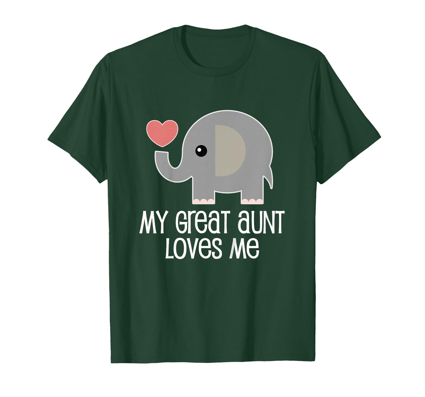 My Great Aunt Loves Me Elephant T-Shirt