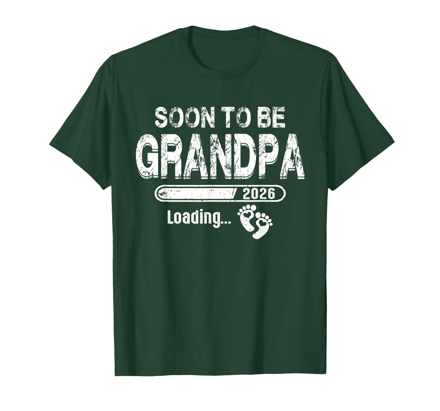 Mens Soon To Be Grandpa 2026 Promoted to Grandpa 2026 T-Shirt