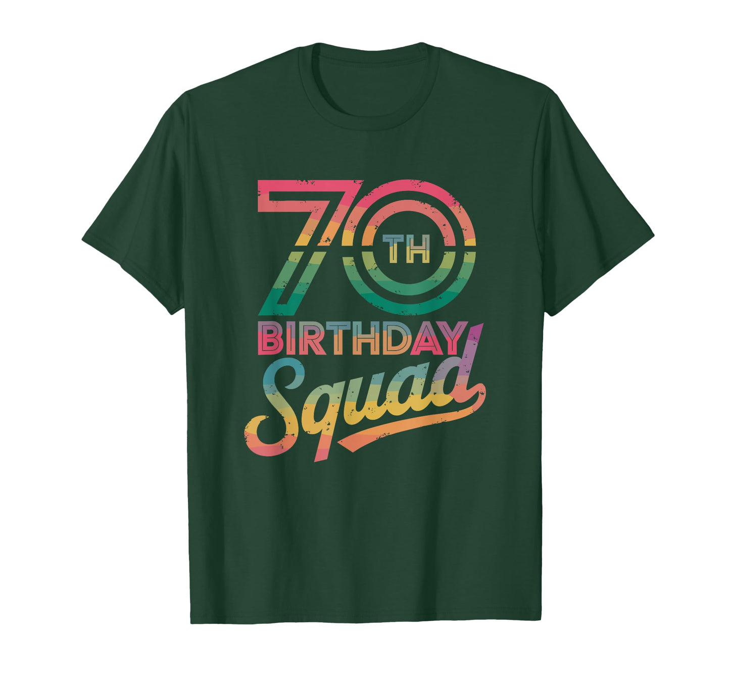 70th Birthday Squad, 70th Bday Crew T-Shirt