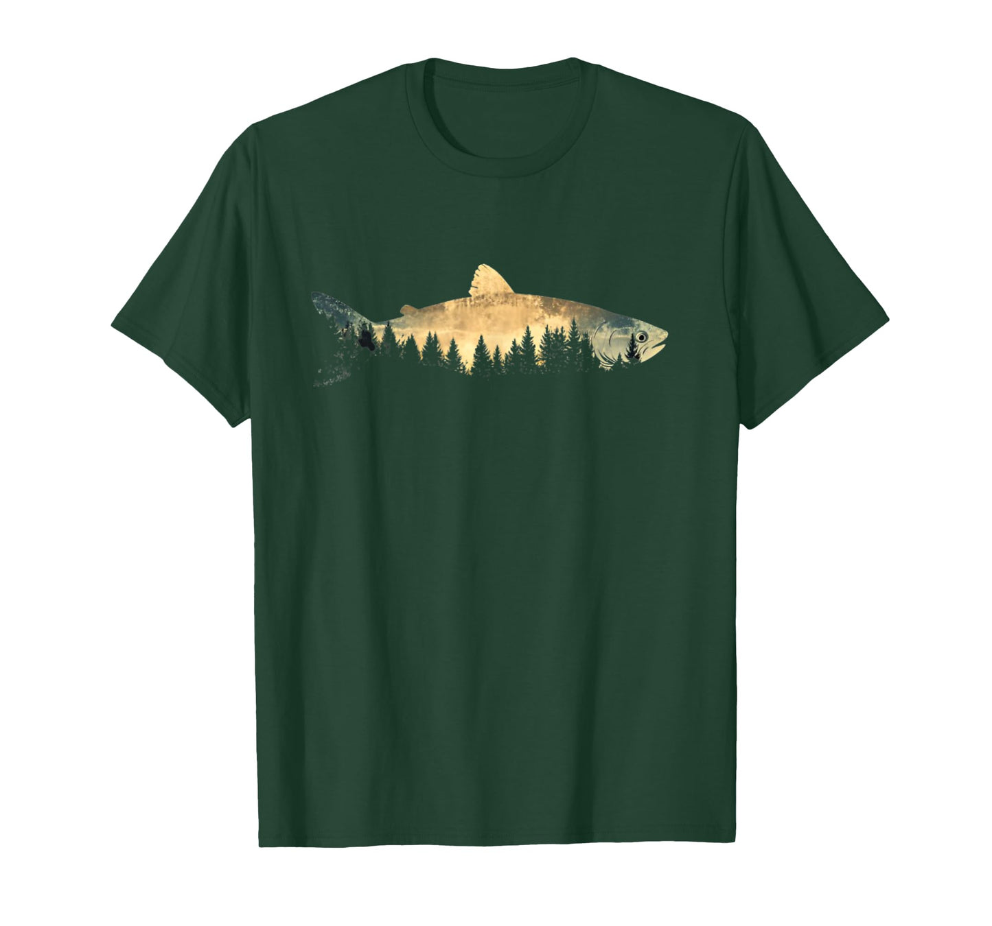 Fishing Outdoor Forest Nature Men Women Wildlife Fisherman T-Shirt