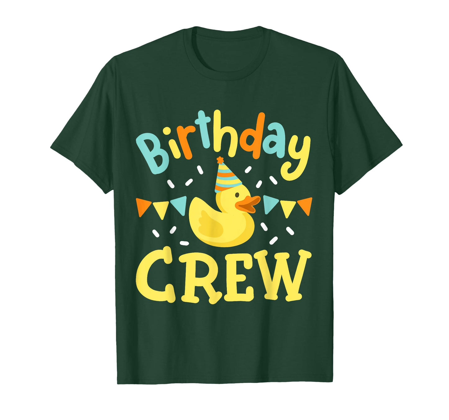 Birthday Crew Kids Girls Boys Bday Rubber Duck Party Family T-Shirt