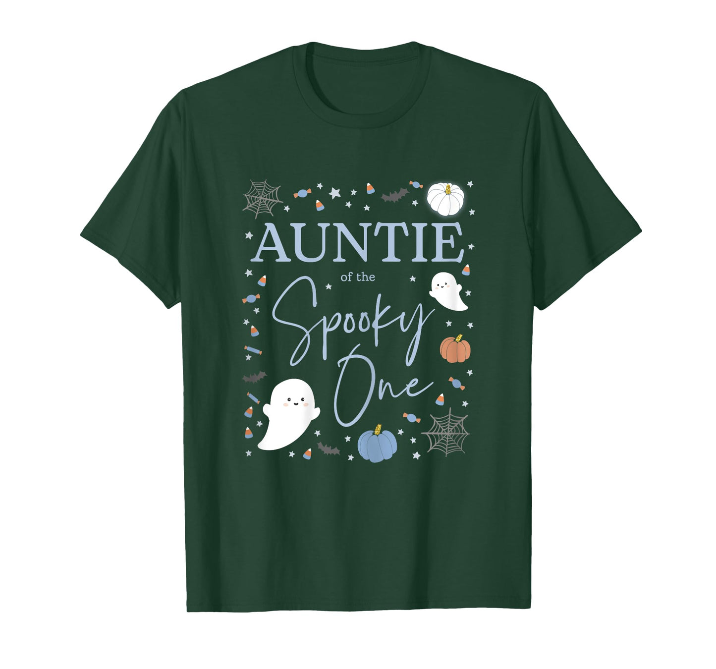 Auntie of the Spooky One First Birthday Boy 1st Halloween T-Shirt