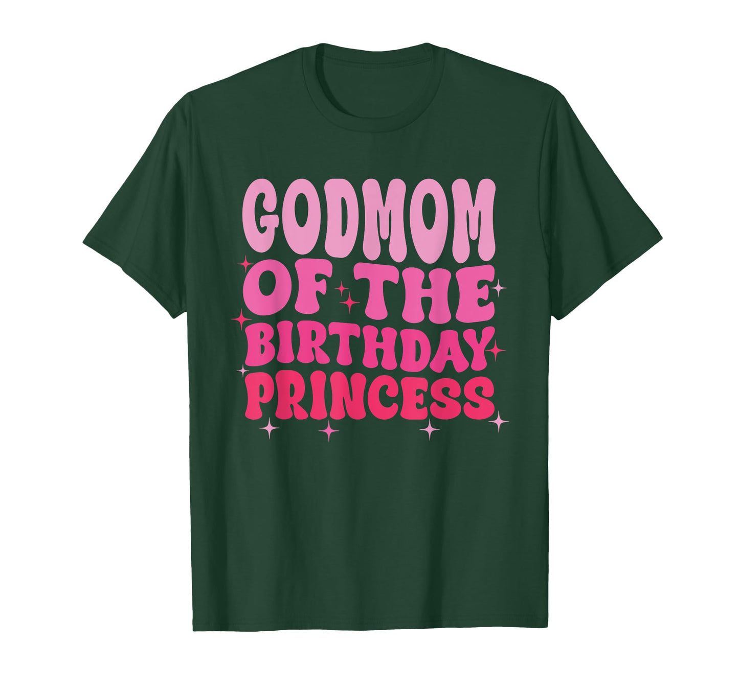 GodMom Of The Birthday Princess Birthday Girl Kid Family T-Shirt