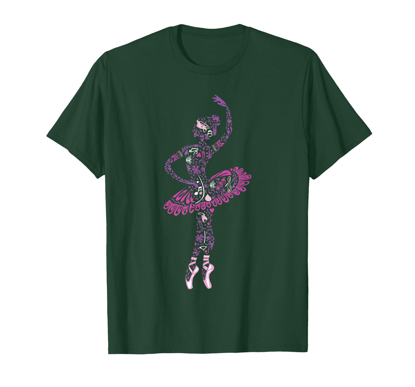 Cool Ballet Art for Women Girls Ballet Dancer Recital Ballet T-Shirt