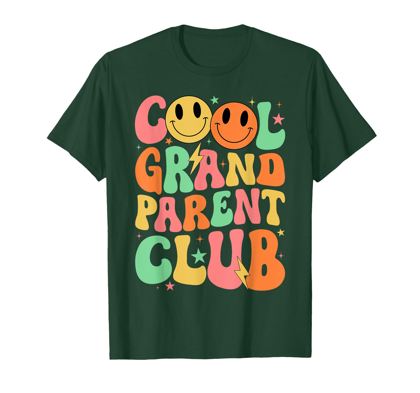 Cool Grandparent Club Happy Grandparents Day Grandma Grandpa T-Shirt