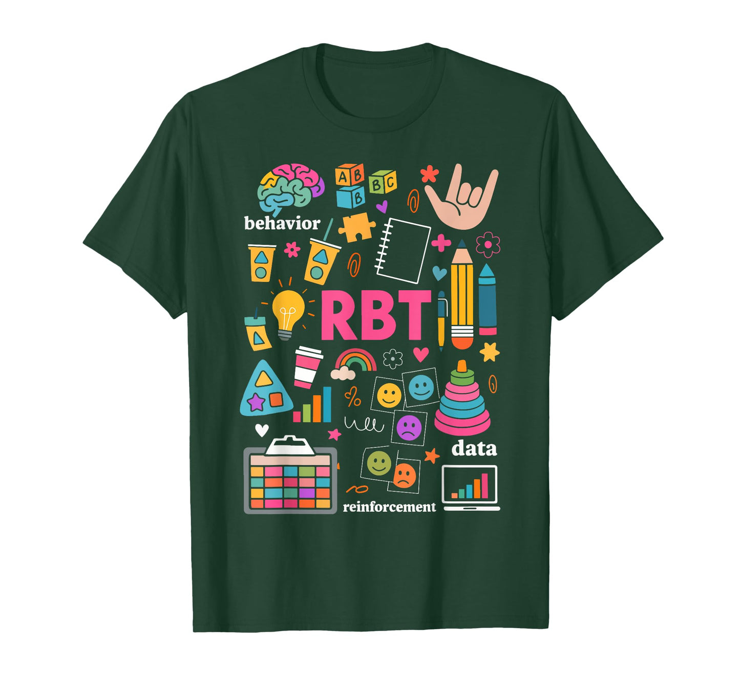 Registered Behavior Technician RBT Behavioral Therapist ABA T-Shirt