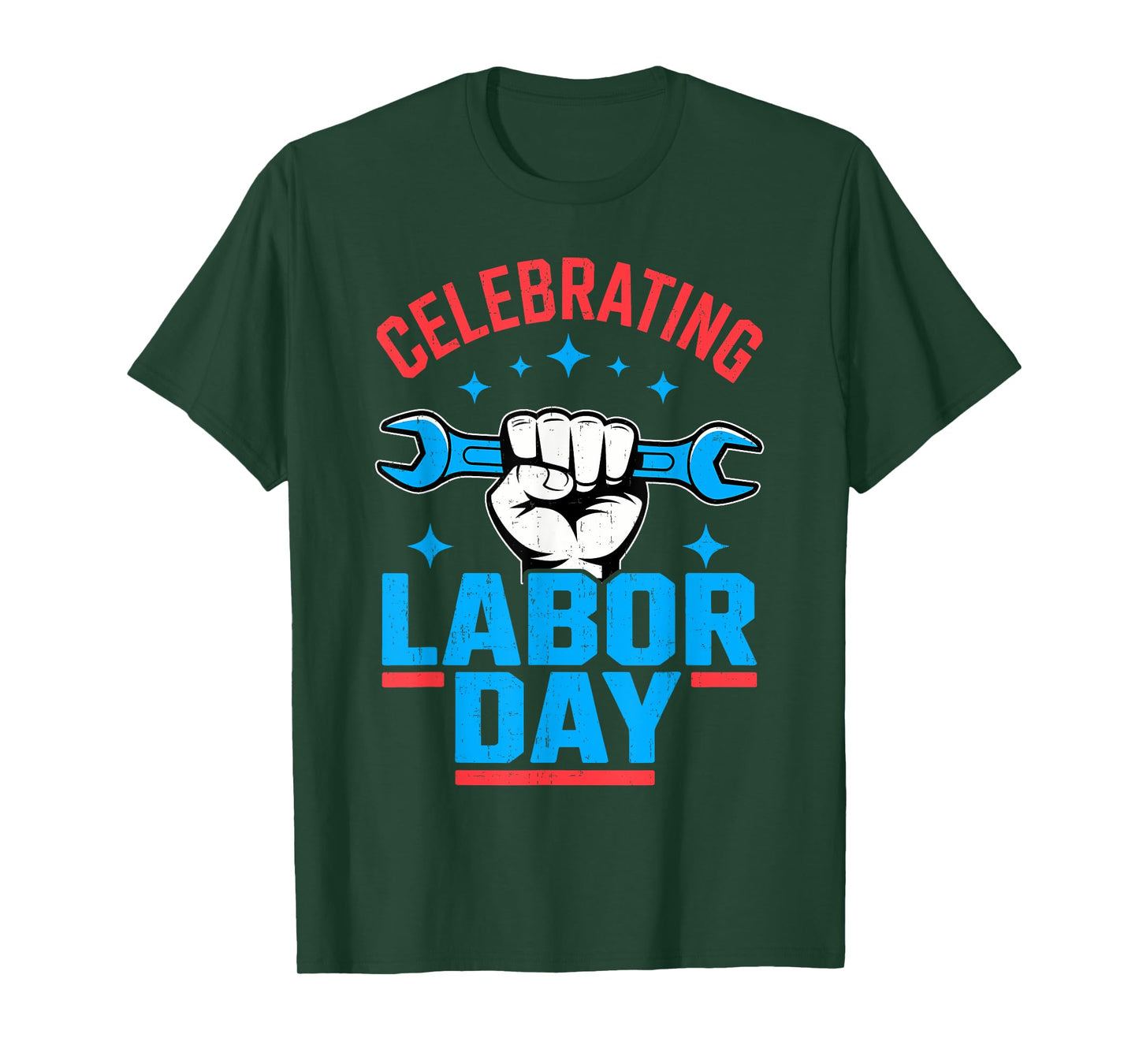 Celebrating Labor Day Retro Groovy Patriotic For Men Women T-Shirt