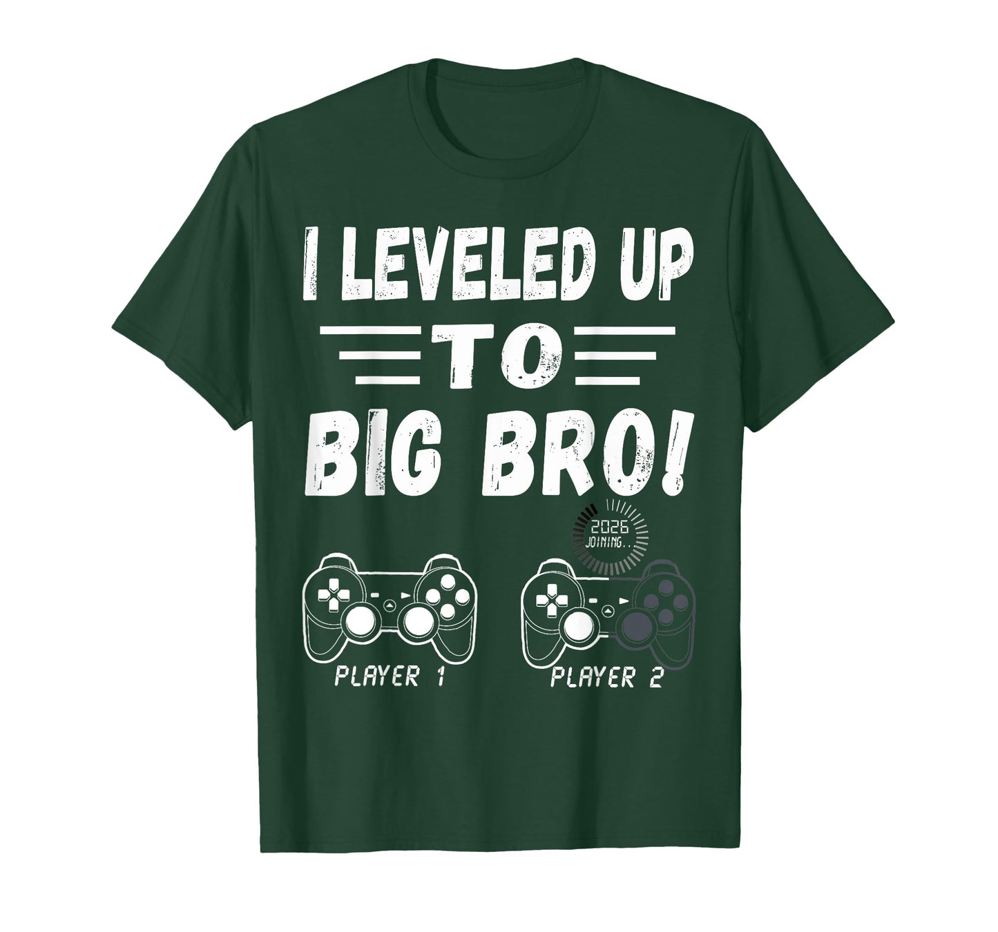 Promoted To Big Bro 2026 Leveled Up To Big Brother Est 2026 T-Shirt