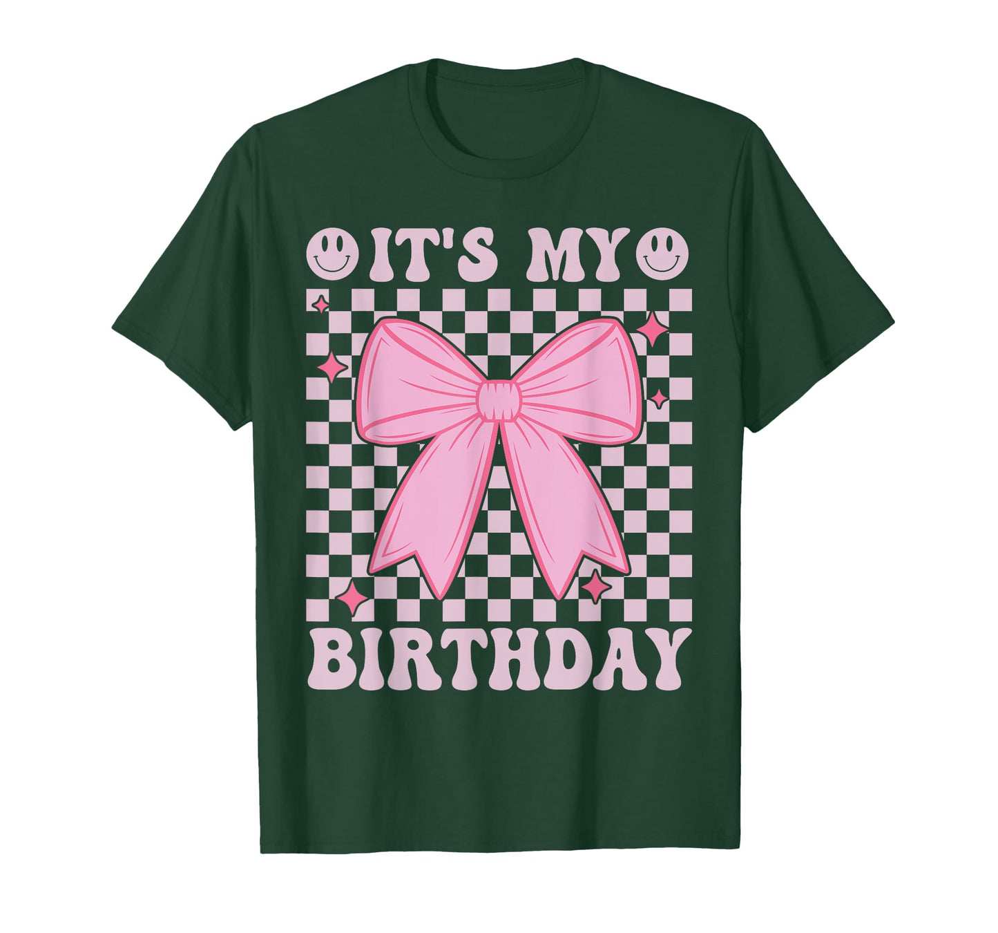 Birthday Girl Coquette Funny Birthday Girl Pink Coquette Bow T-Shirt