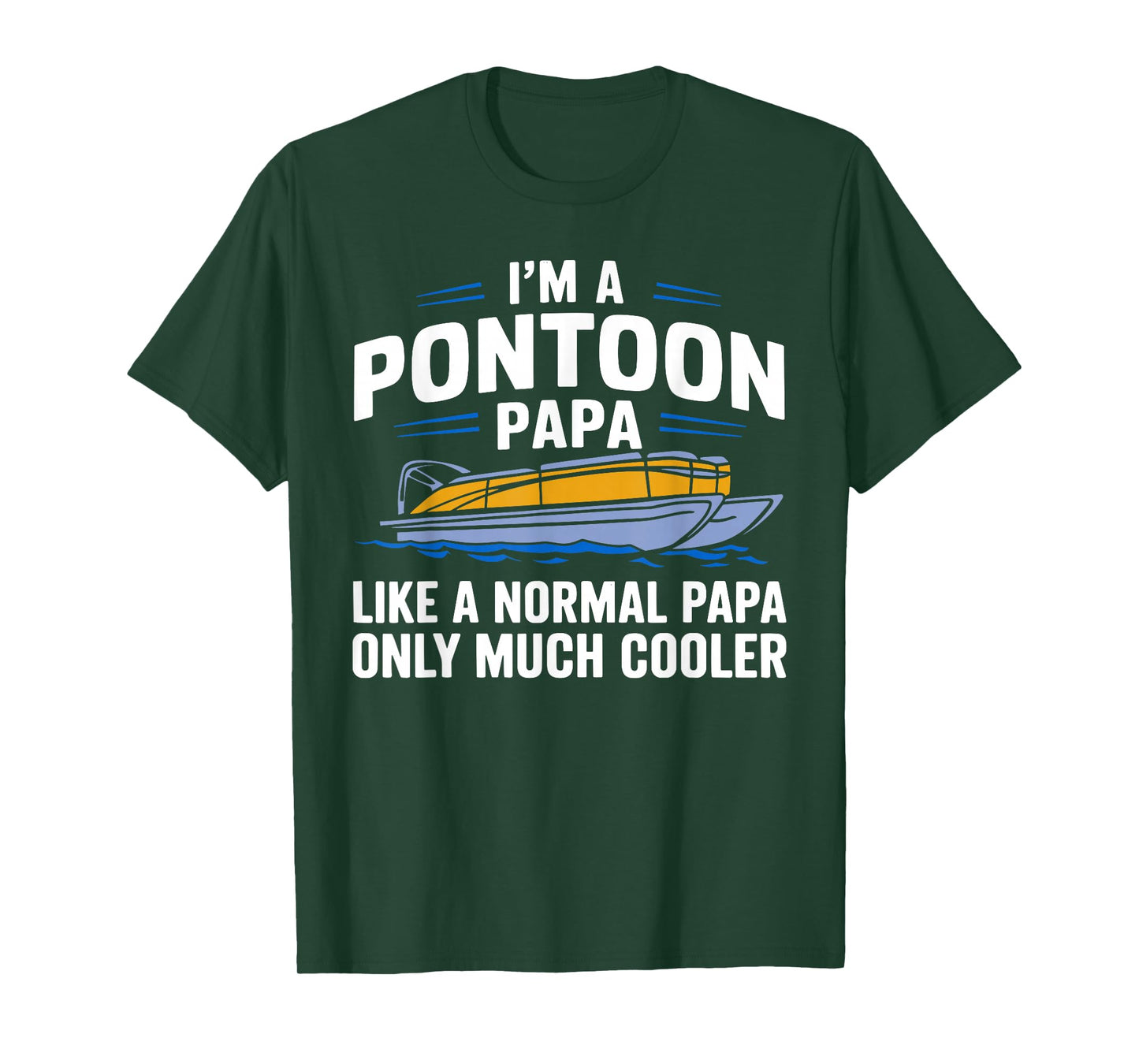 Best Pontoon Boat Art For Grandpa Men Pontoon Boat Lovers T-Shirt