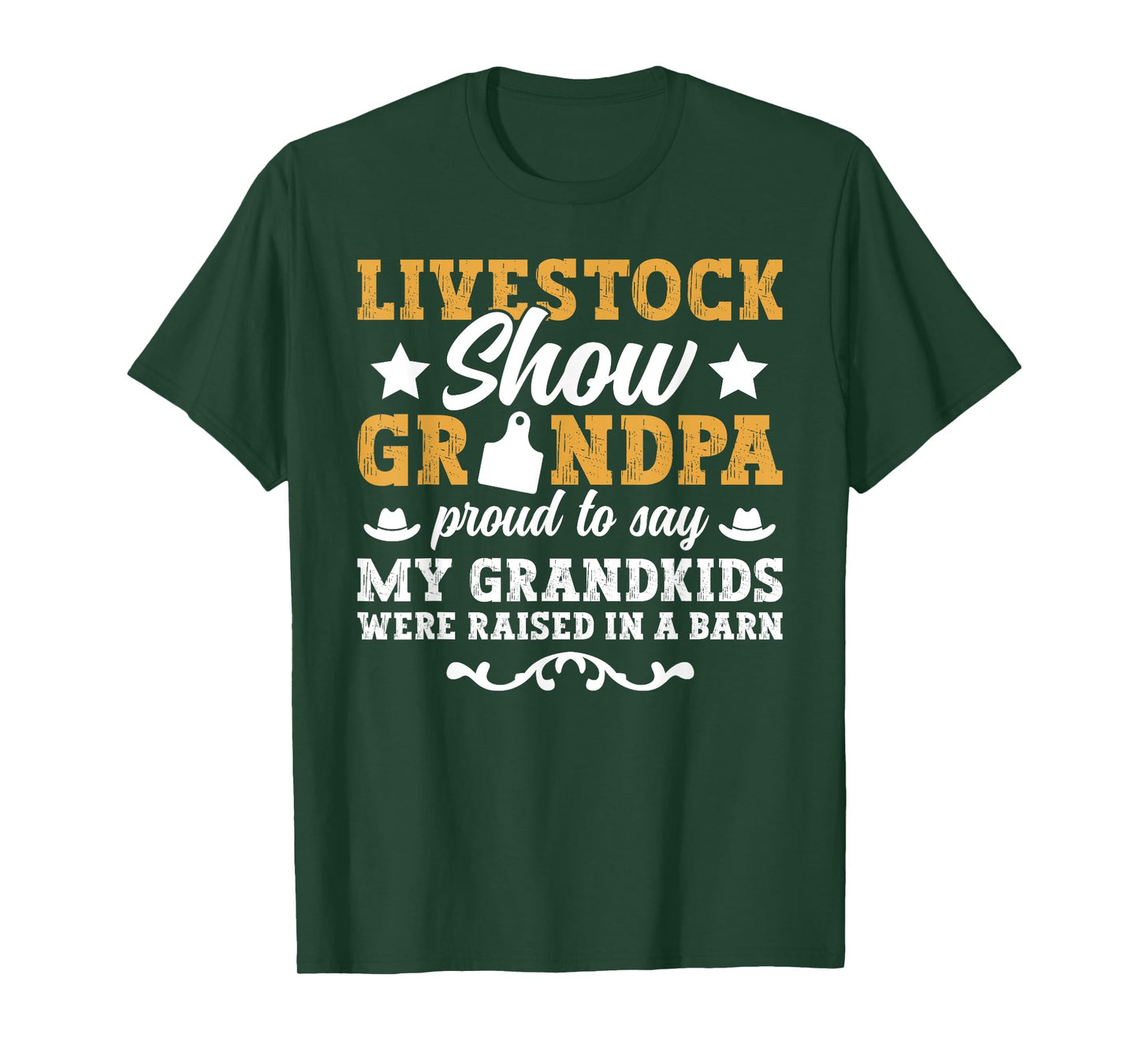 Livestock Show Grandpa Proud Livestock Show Grandfather T-Shirt