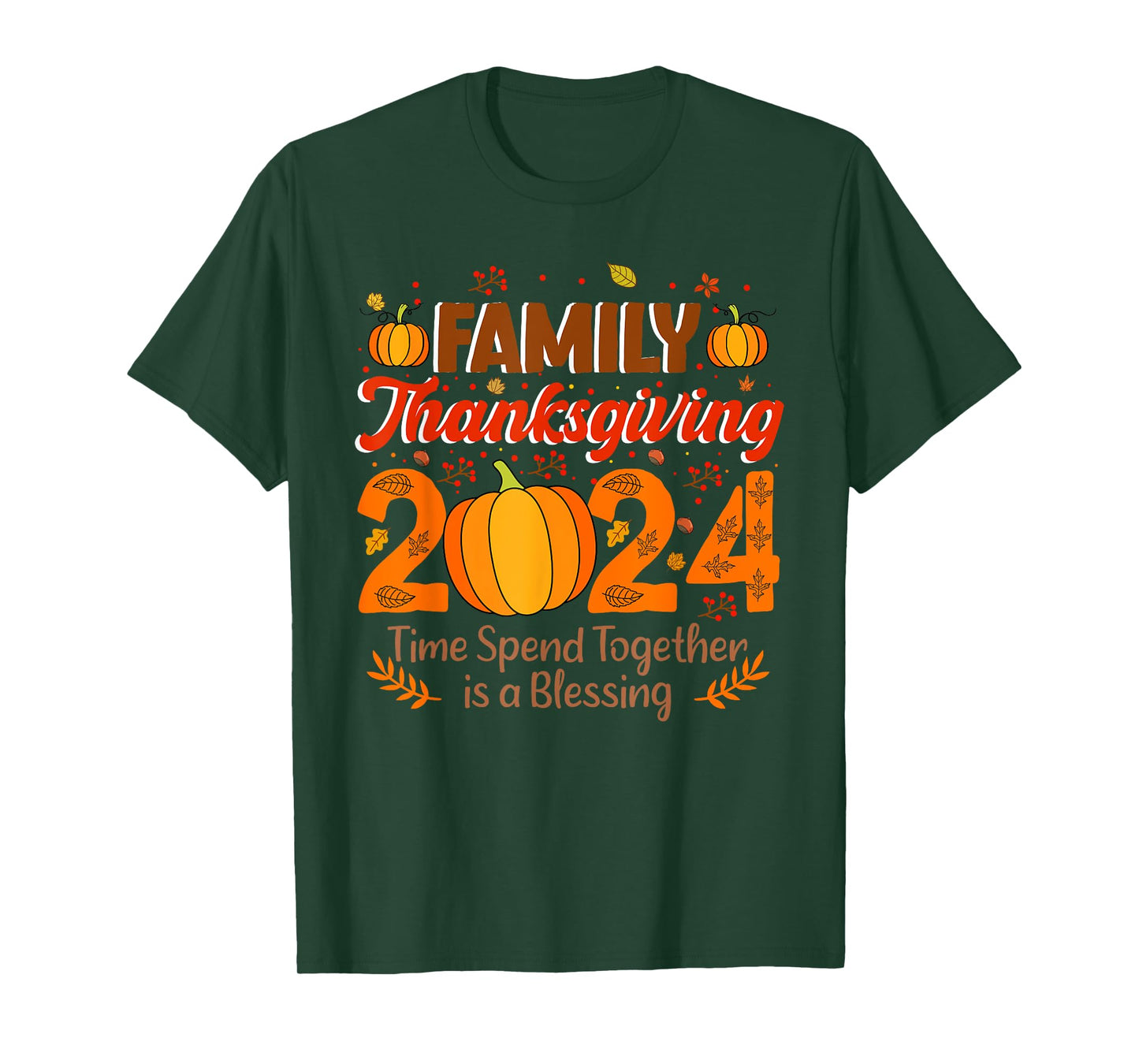 Thanksgiving Turkey Men women Kids Family Thanksgiving 2024 T-Shirt