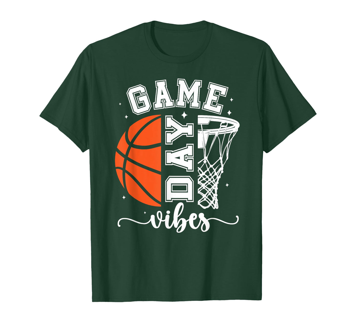 Basketball Game Day Vibes Game Day Basketball T-Shirt