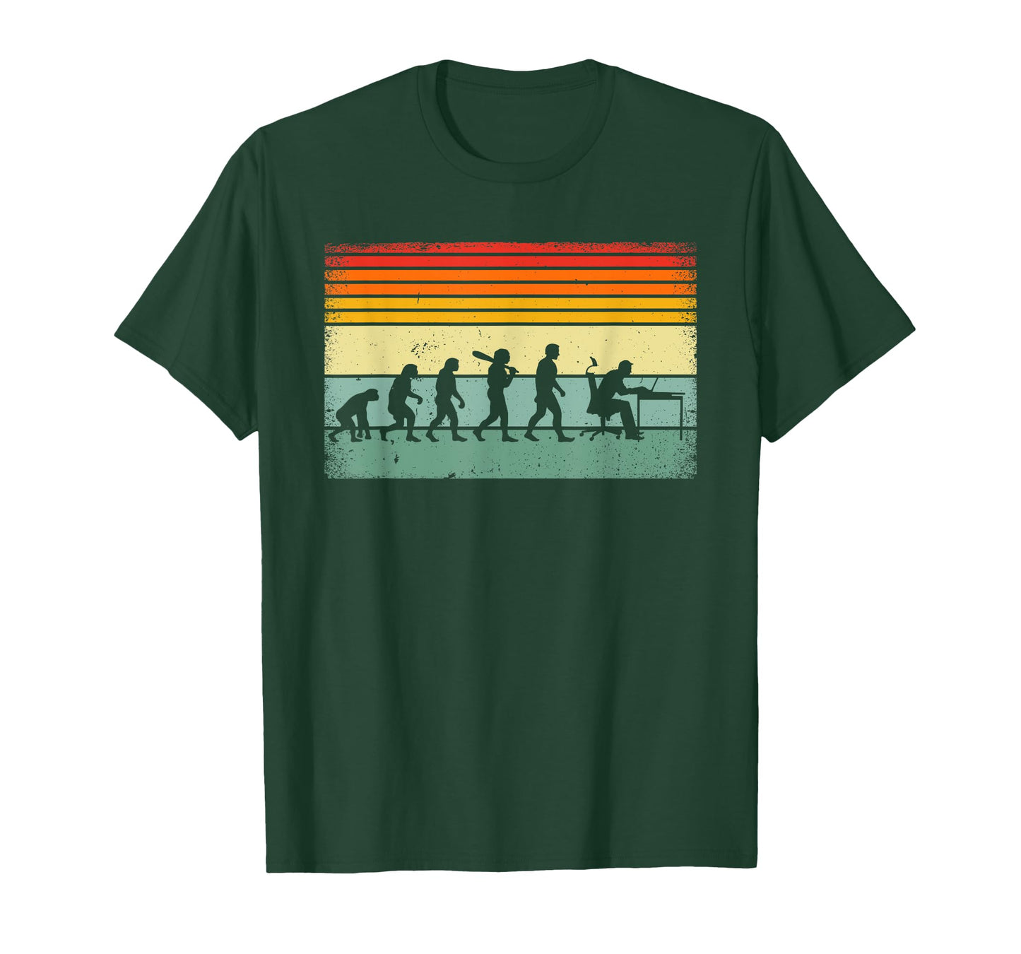 Evolution of Man Computer Programmer Funny Geek Lover IT T-Shirt
