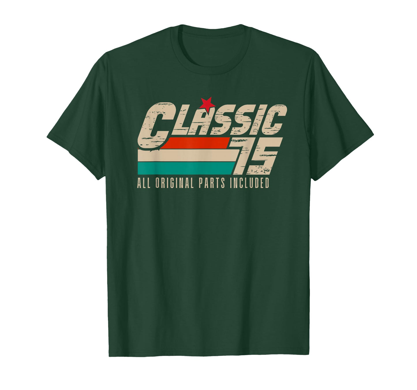 50 Years Vintage 1975 Original Retro 50th Birthday Dad Men T-Shirt