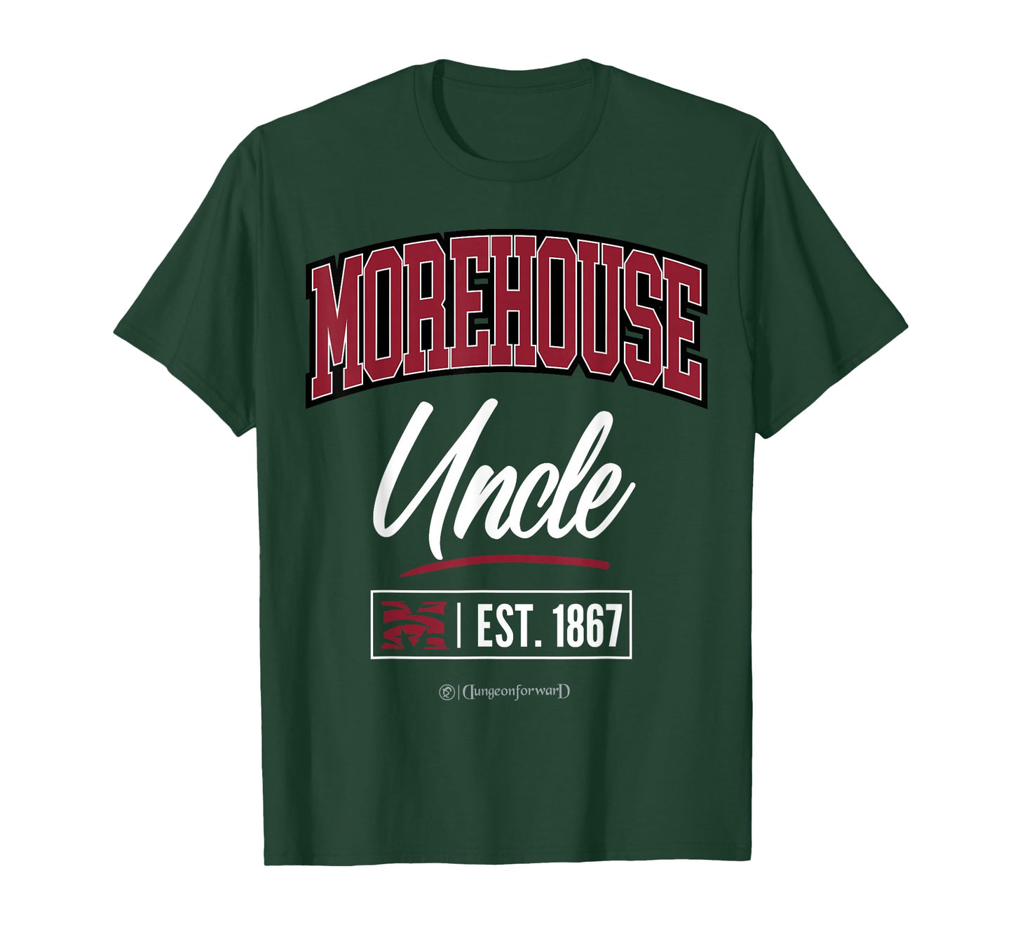 Morehouse College - The House HBCU Uncle T-Shirt
