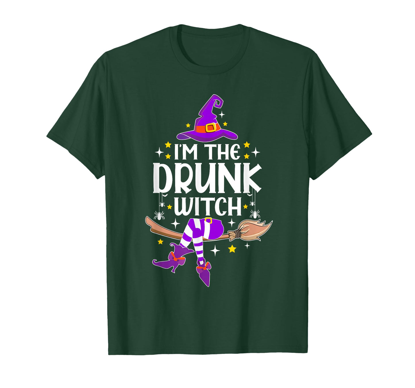 I'm The Drunk Witch Halloween Matching Group Costume T-Shirt