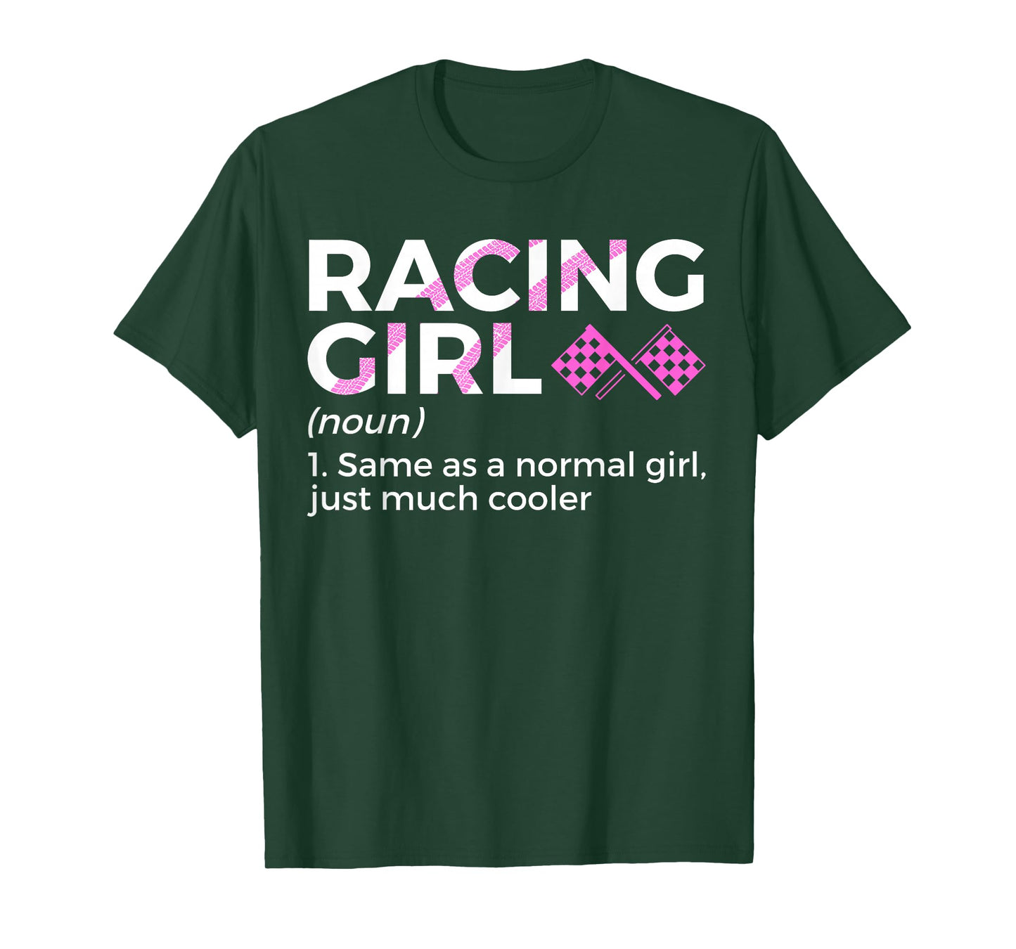 Racing Girl Definition For Racers Race Car Parties T-Shirt