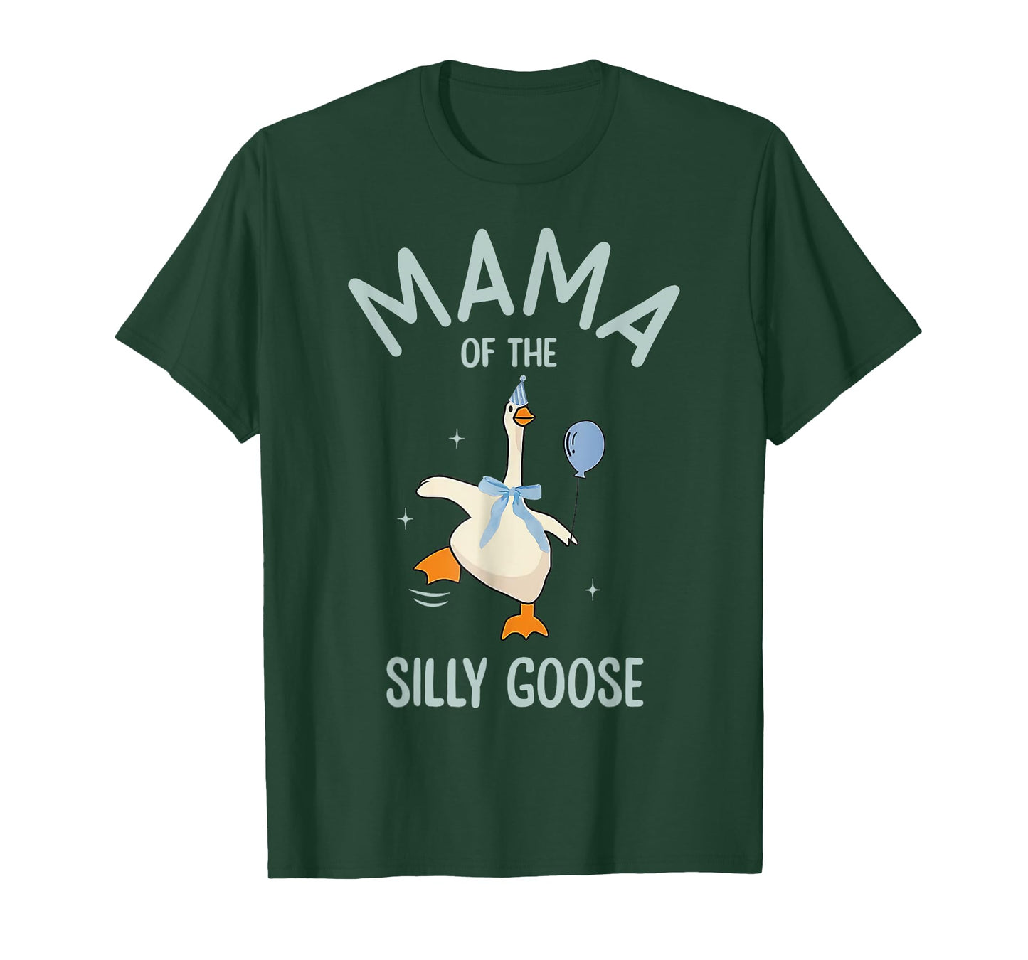 Silly Mama Silly Goose Mom Birthday Family Matching Party T-Shirt