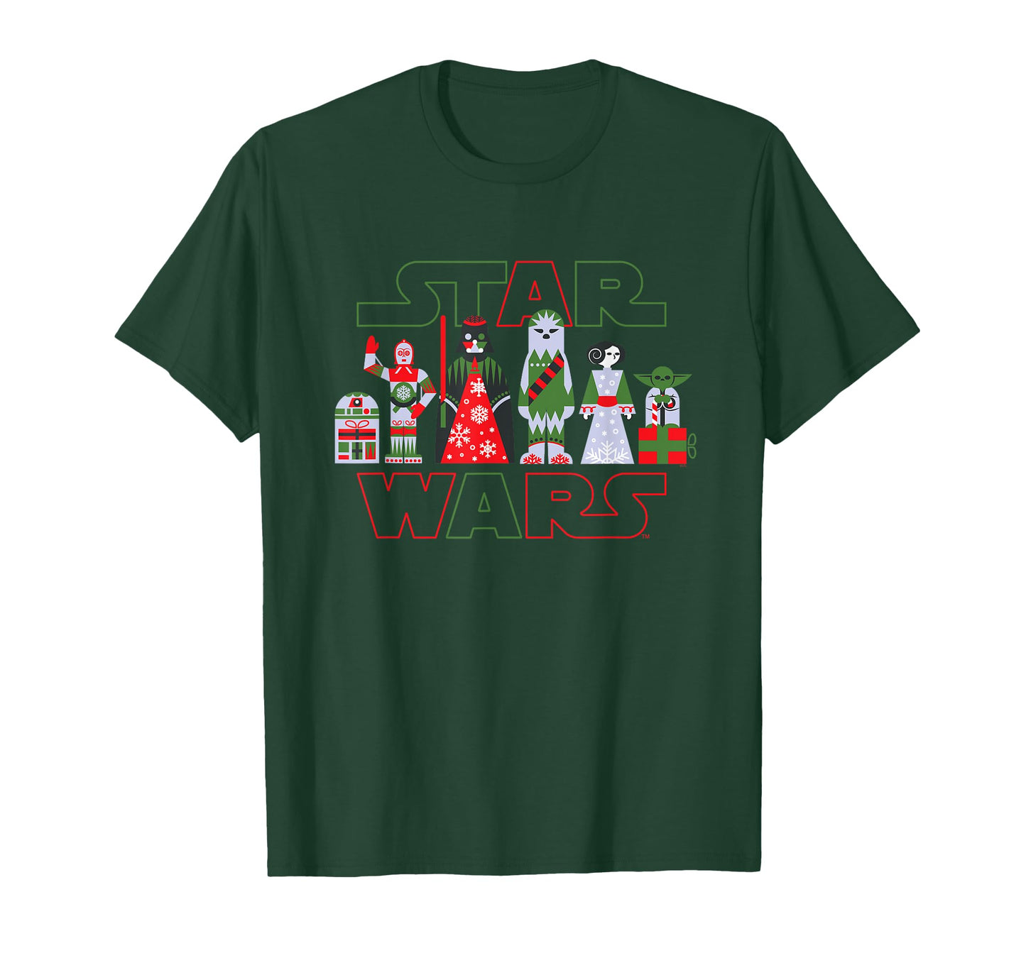 Star Wars Holiday Galactically Festive Christmas Logo T-Shirt