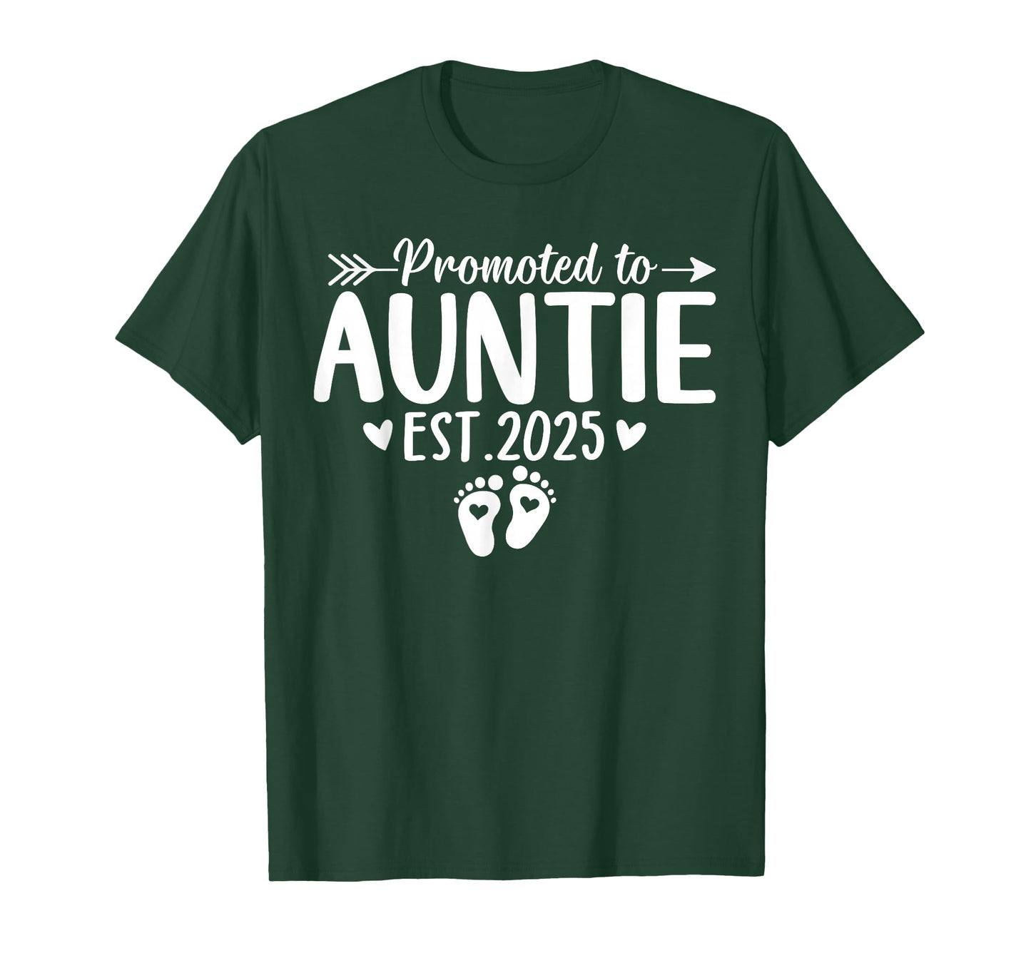 Promoted to Auntie Est 2025 Soon To Be New Aunt Baby Reveal T-Shirt