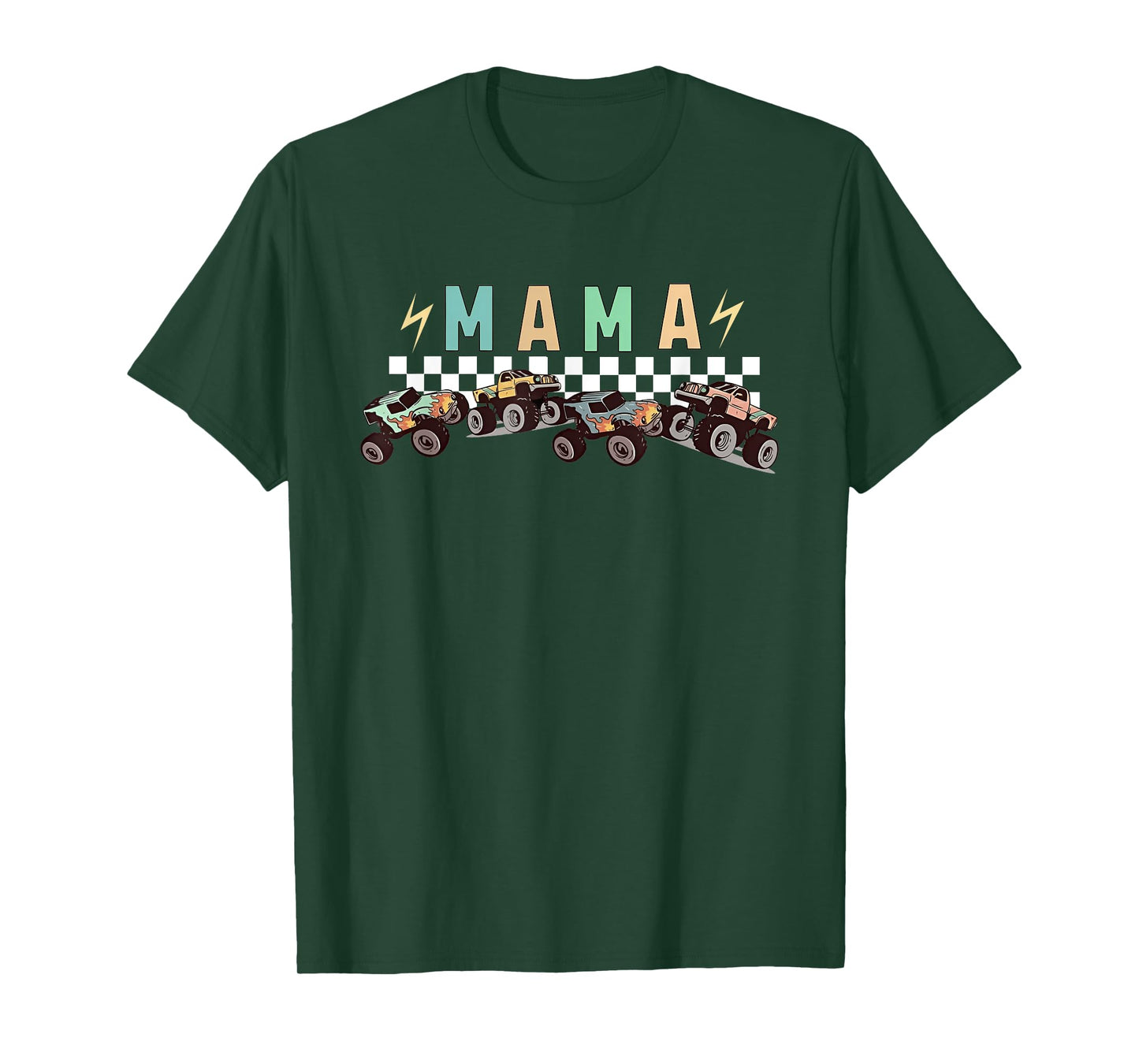 Mama Truck Mom Monster Truck Are My Jam Truck Lovers T-Shirt