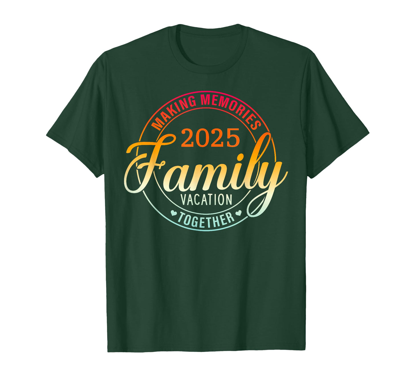 Family Vacation 2025 Family Matching Summer Vacation T-Shirt