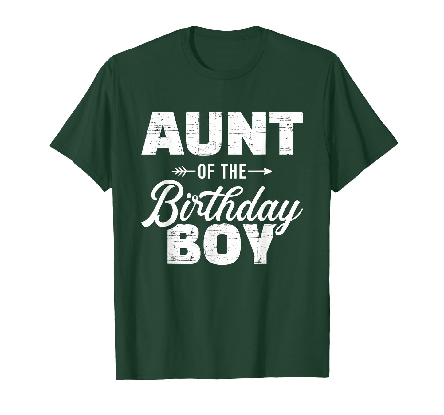 Aunt of the birthday boy son matching family T-Shirt