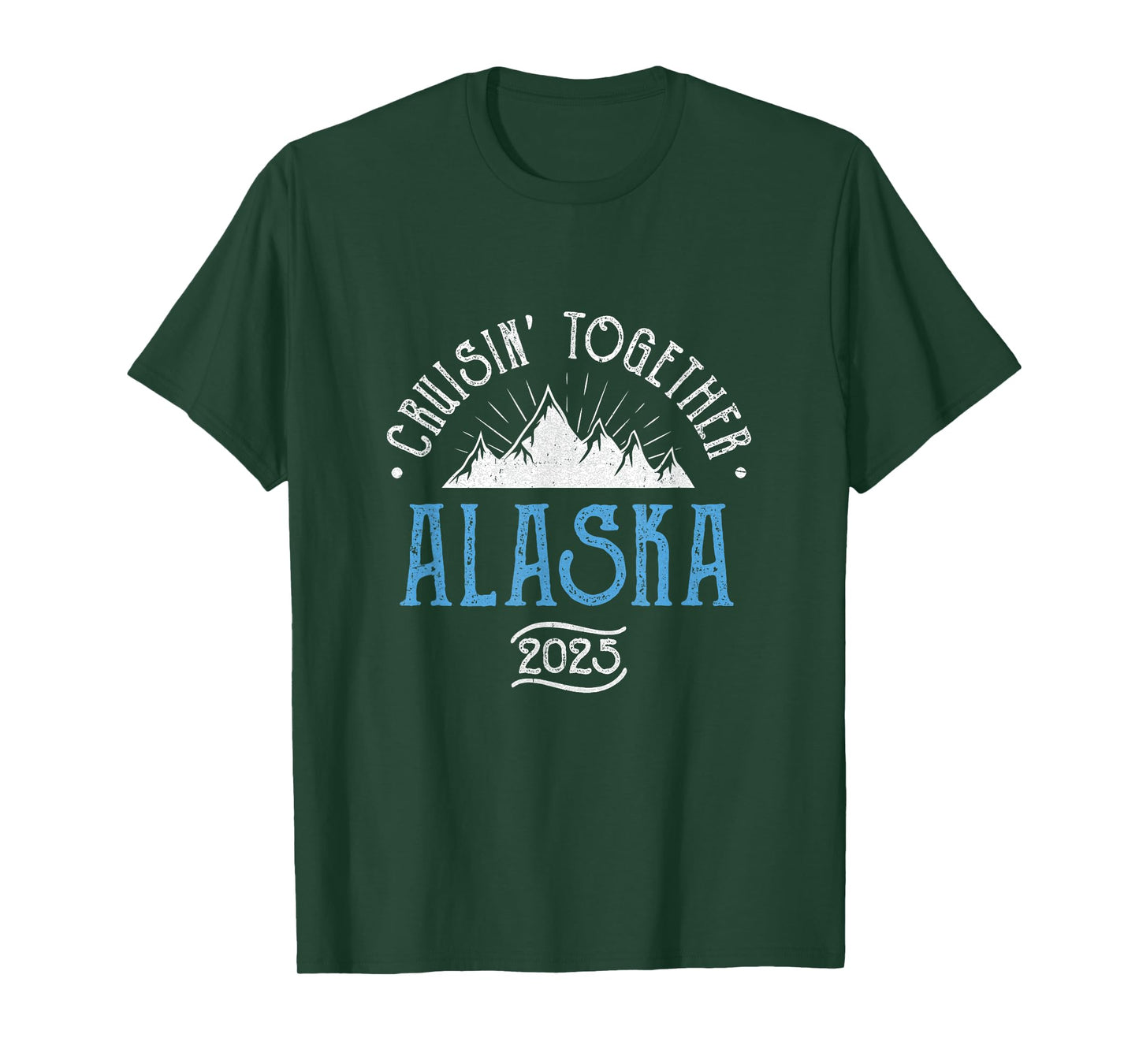Alaska Cruise Together 2025 Matching Family Friends Group T-Shirt
