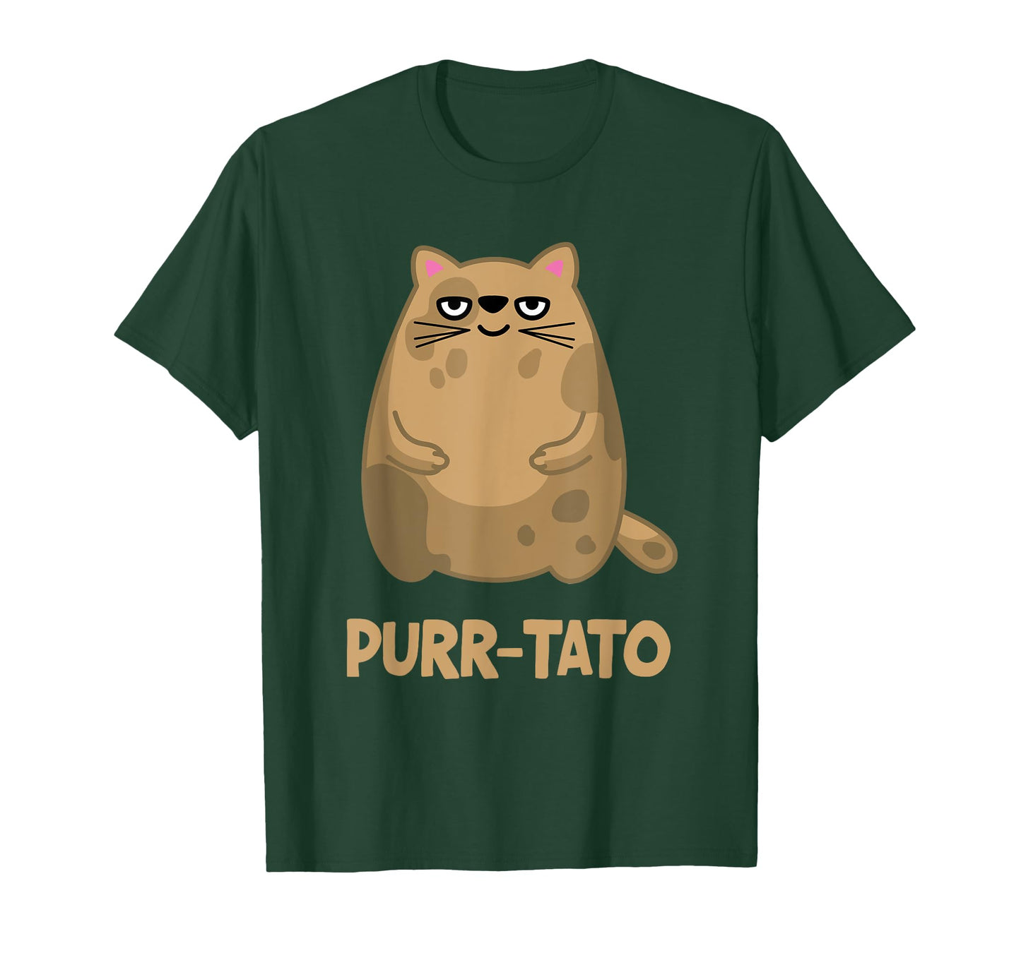 Purrtato Cat Potato Cat Lover Idaho Potatoes T-Shirt for Men Women Kids