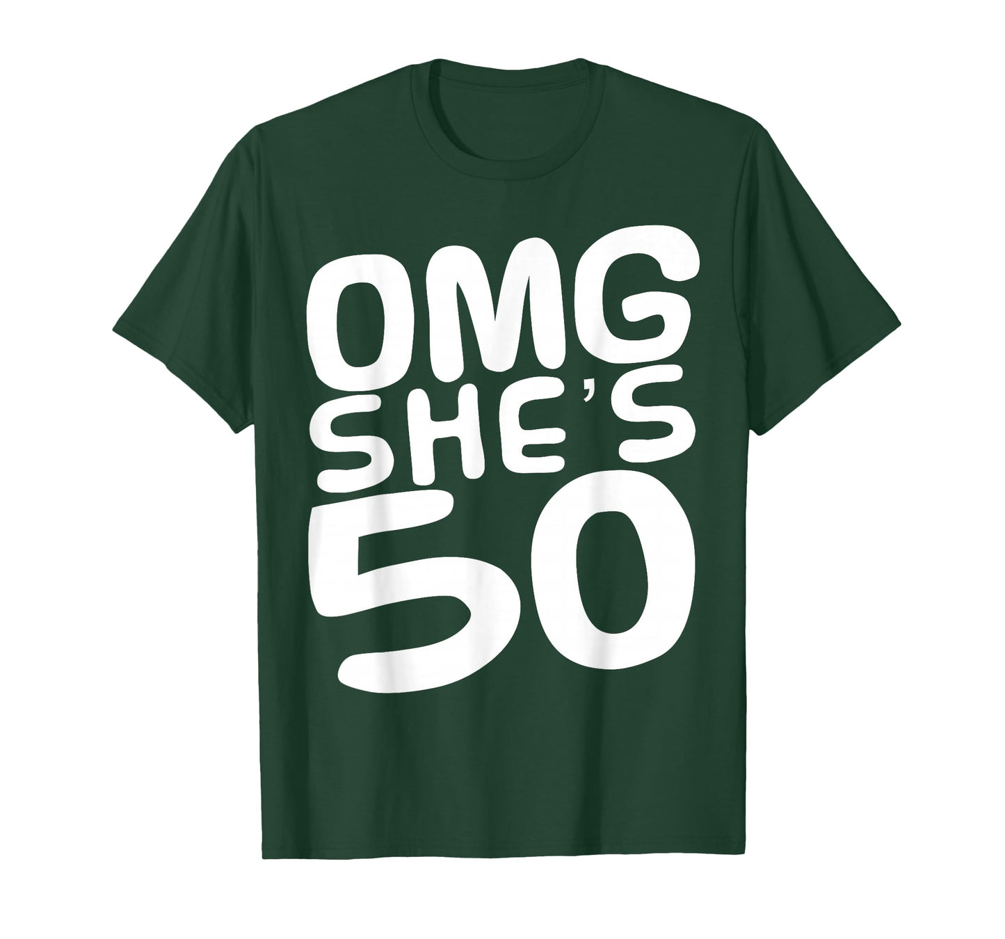 OMG She's 50th Birthday Crew 50 Year Old Birthday Squad T-Shirt