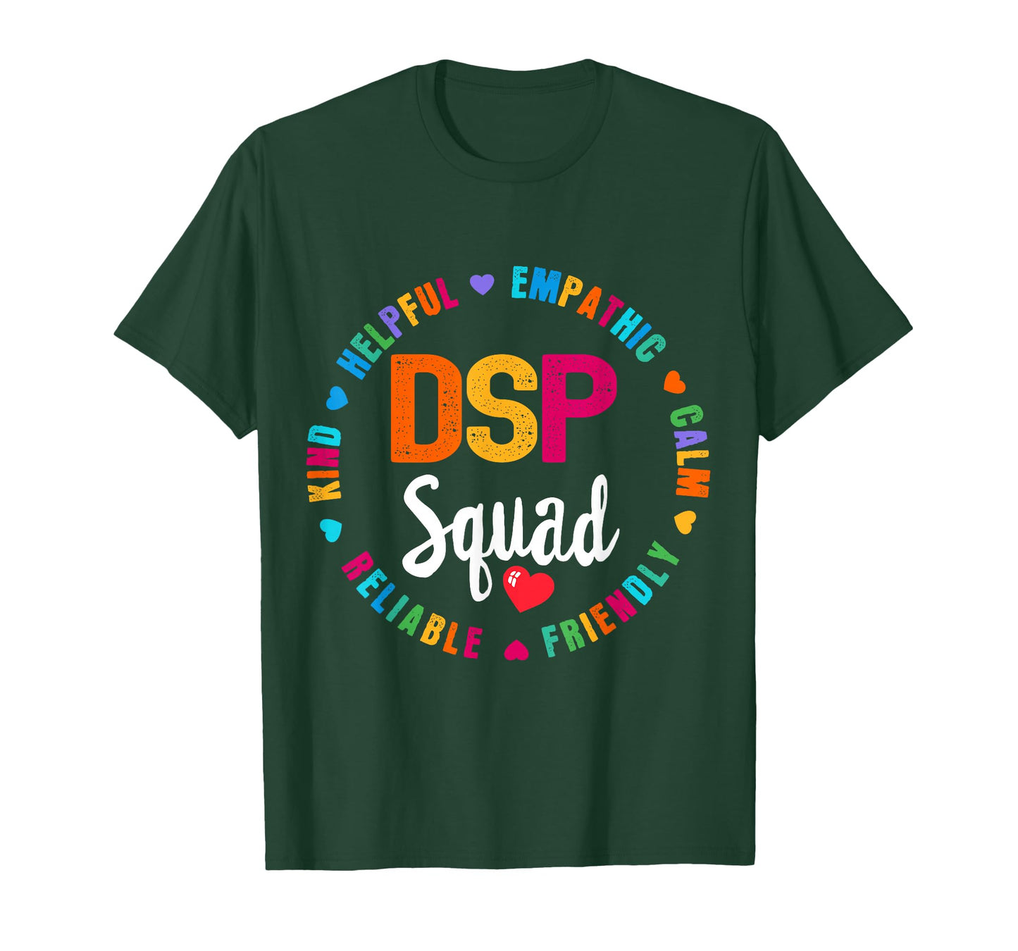 DSP Direct Support Staff Squad Week Appreciation Day T-Shirt