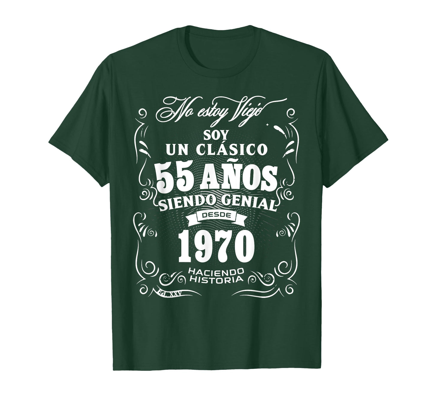 55th Birthday gift for Men in Spanish Regalo cumpleanos 55 T-Shirt