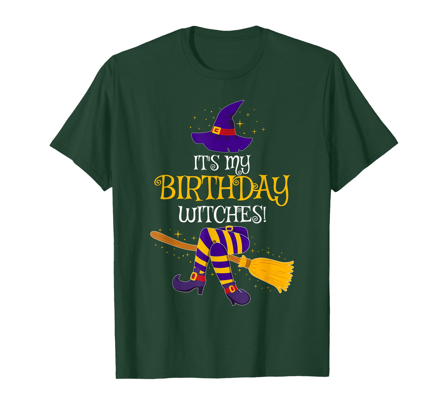 It's My Birthday Witches! Family Matching Costume Halloween T-Shirt