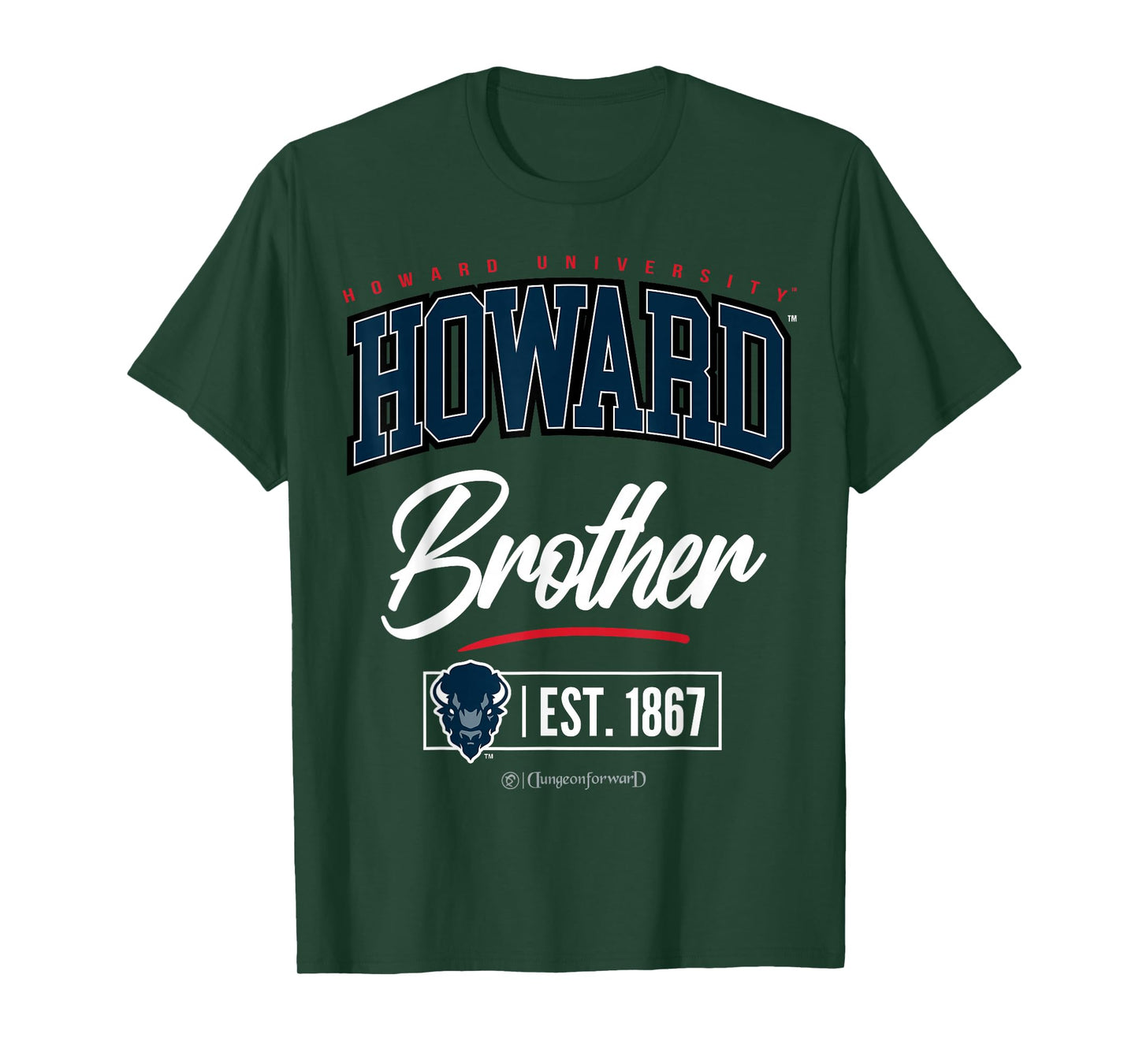Howard University - HU HBCU Brother T-Shirt