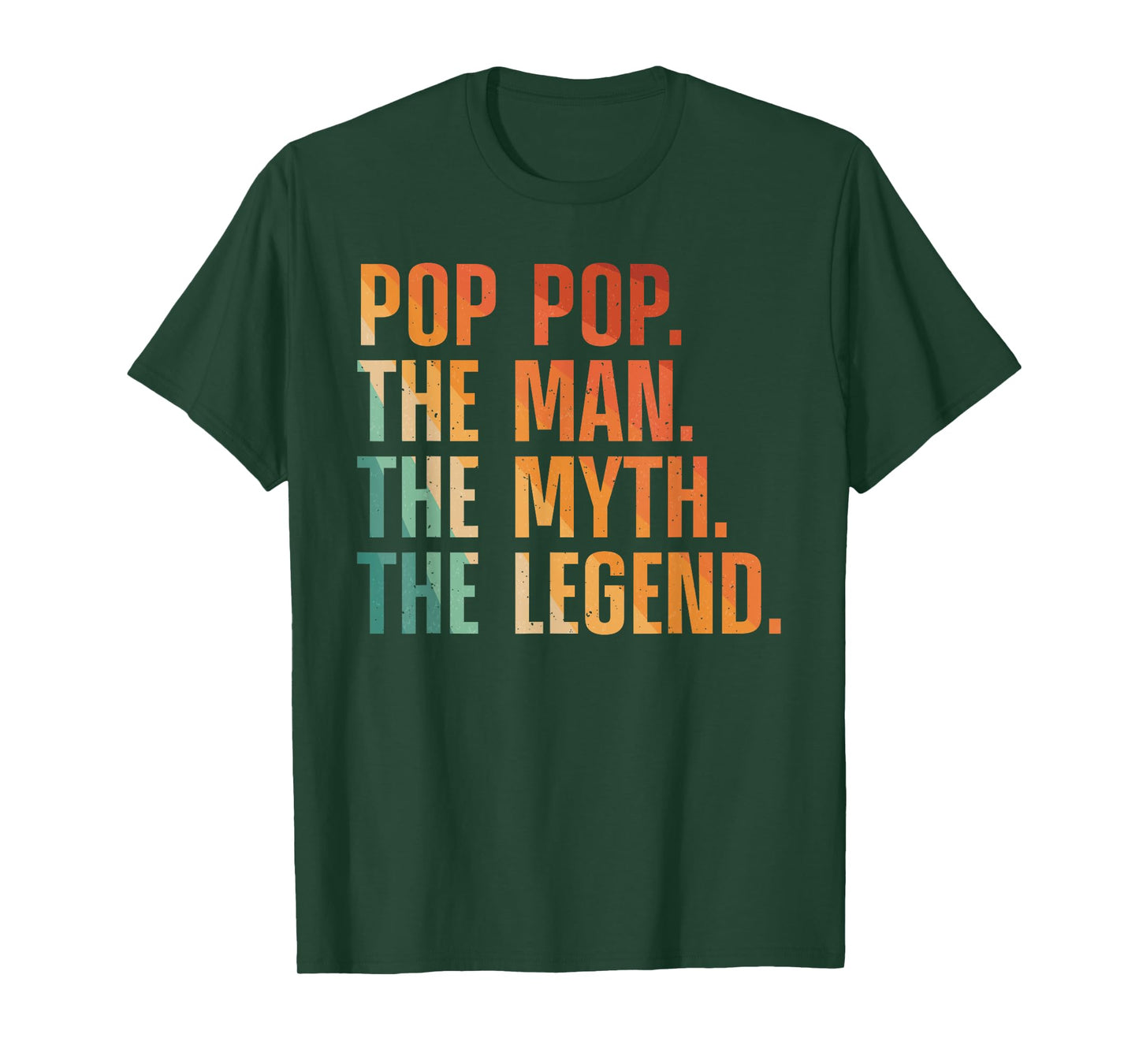 Pop Pop Art For Grandpa Grandfather From Grandkids Pop Pop T-Shirt
