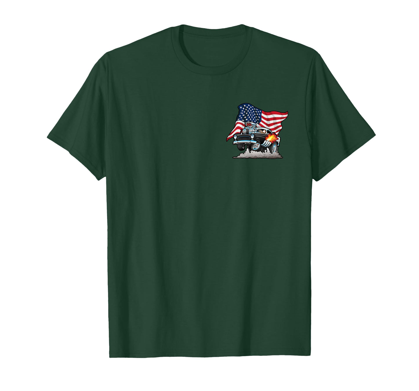 Car Crazy! Muscle Cars Classic Cars Hotrods Cartoon T-Shirt
