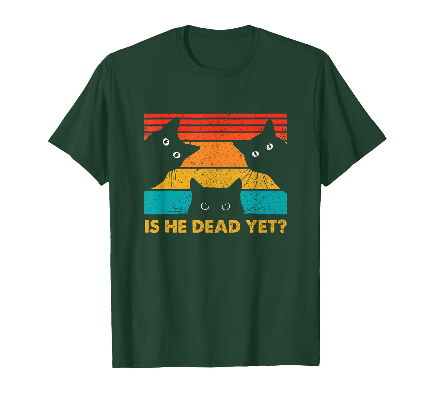 Is-He-Vintage-Dead-Yet cat T-Shirt for Men Women