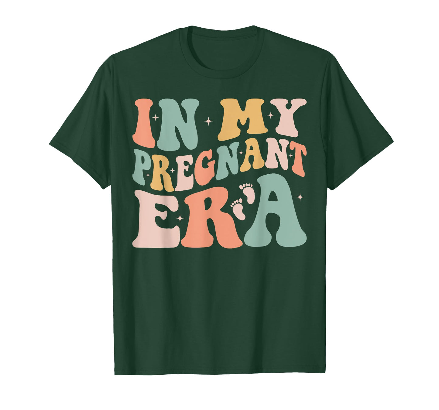 In My Pregnant Era Funny Pregnancy Announcement Pregnant T-Shirt