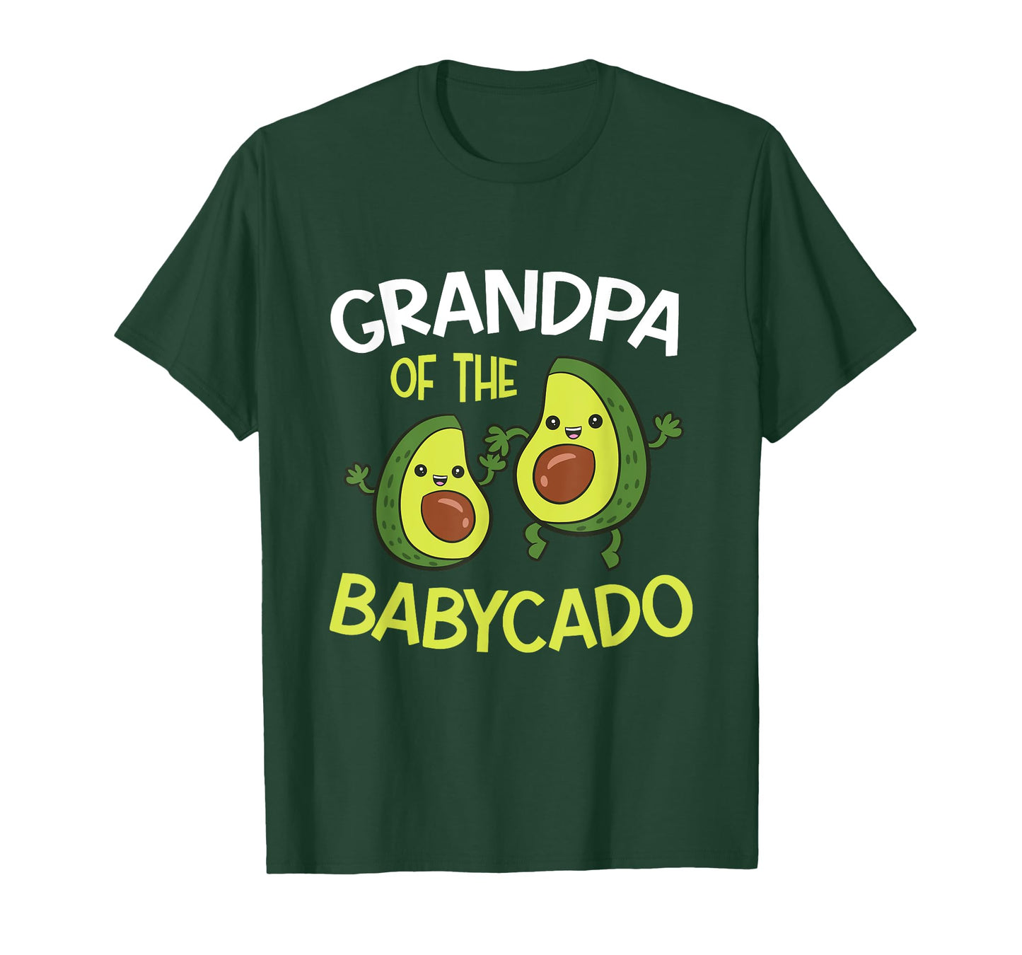 Avocado Baby Pregnancy Reveal Grandpa Of The Babycado T-Shirt