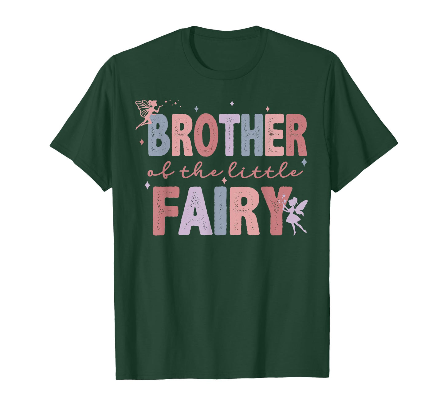 Brother Of The Little Fairy First Birthday Girl Family Party T-Shirt