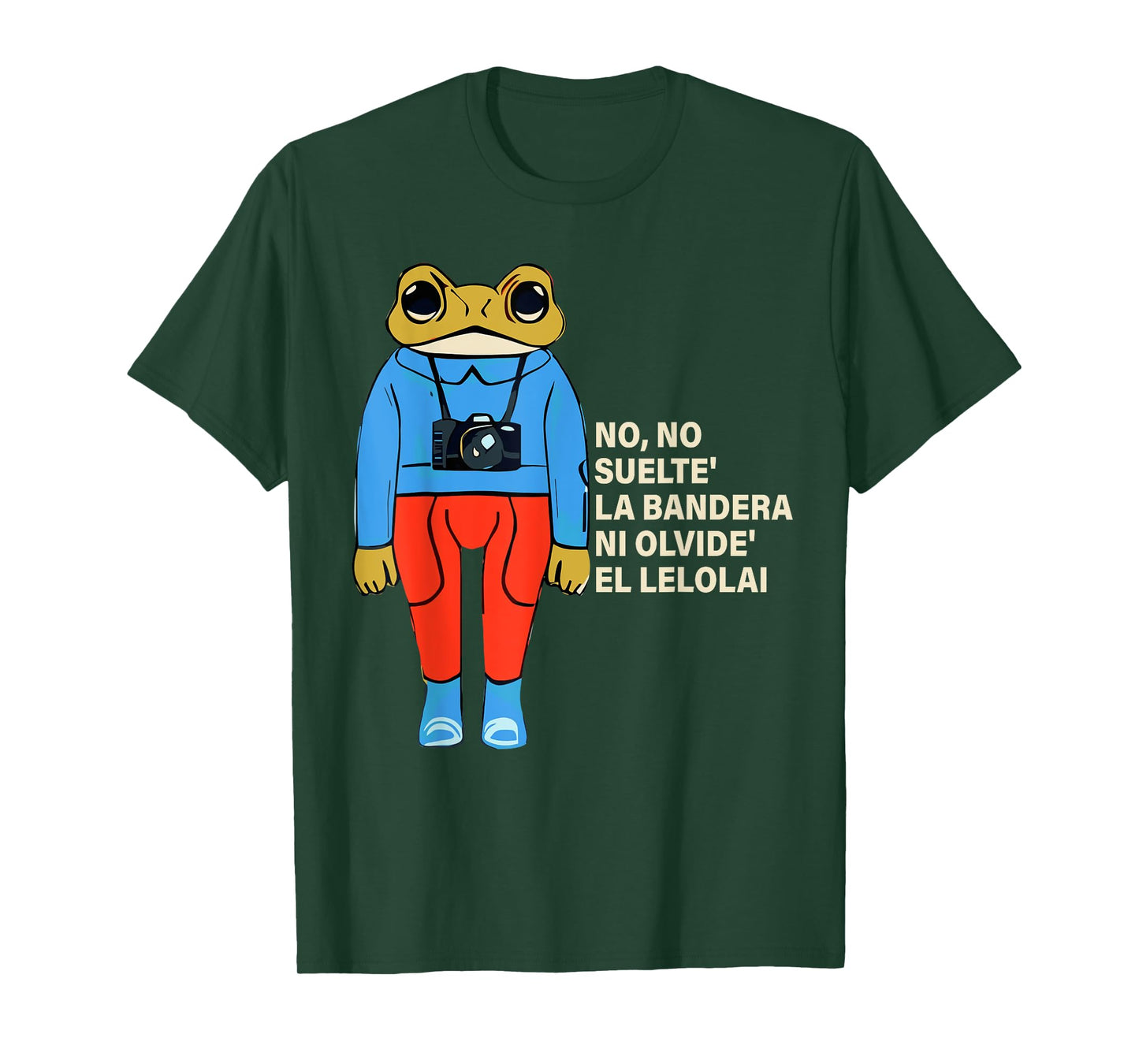Retro DeBi Frog TiRAR Funny MaS FOToS For Men Women T-Shirt