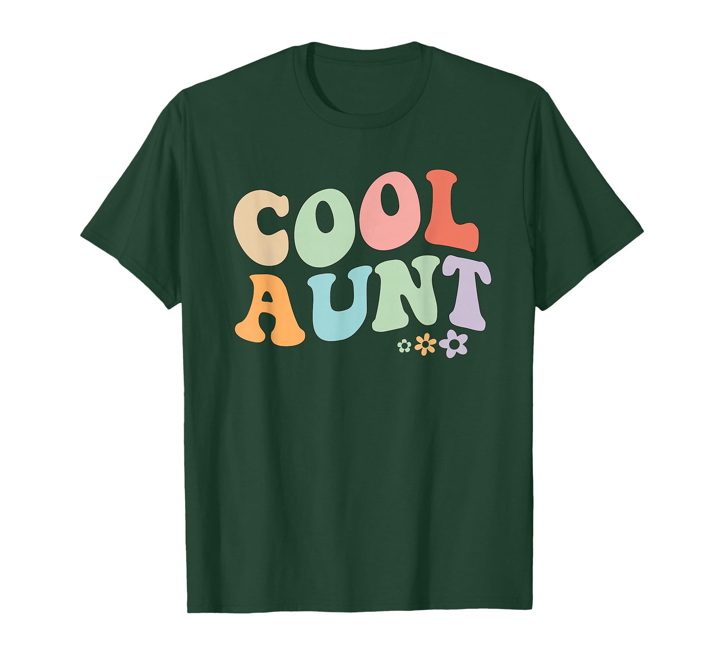 Cool Aunt vintage floral design to auntie from niece T-Shirt